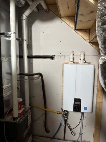 Tankless water heater and boiler job photo 1